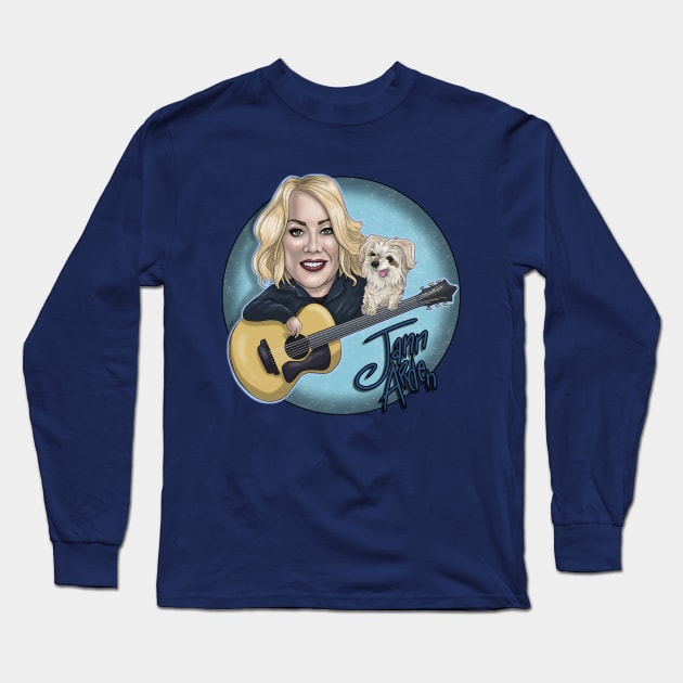 jann arden Long Sleeve T-Shirt by bobgoodallart